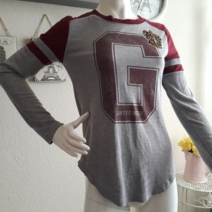 Harry Potter long sleeves shirt Small /grey & burg